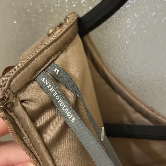 By Anthropologie beaded keyhole sleeveless minidress - Picture 9 of 15